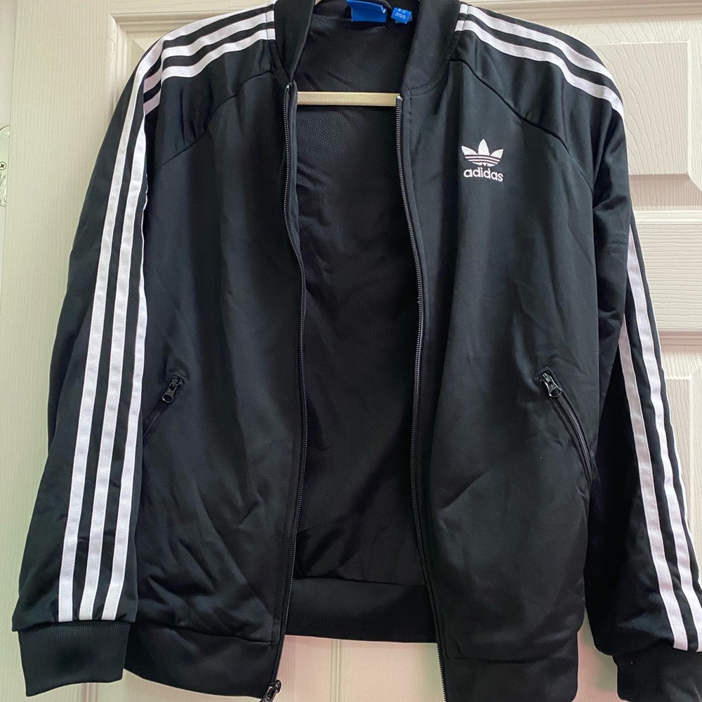 Adidas 3 stripes track jacket